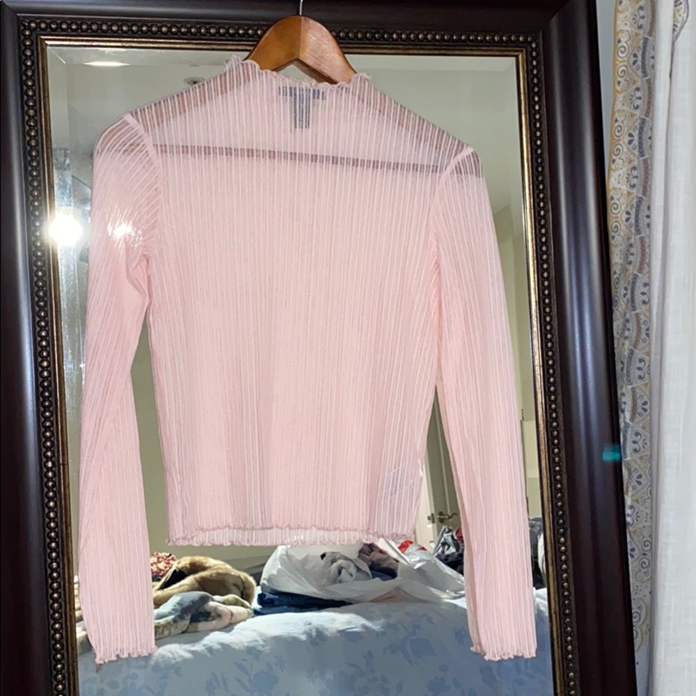 Sheer Light Pink Shirt